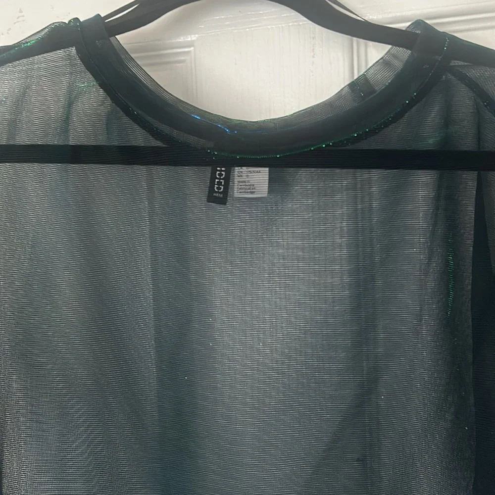 Sheer Metallic Top. - Picture 3 of 3